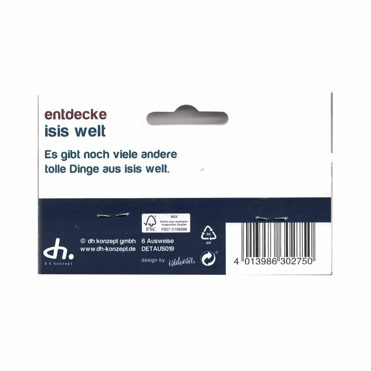 Detektiv-Ausweise 6St.