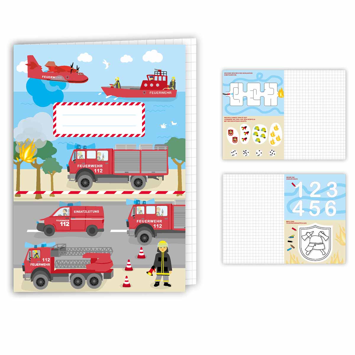 Rechenheft FEUERWEHR für die Schule