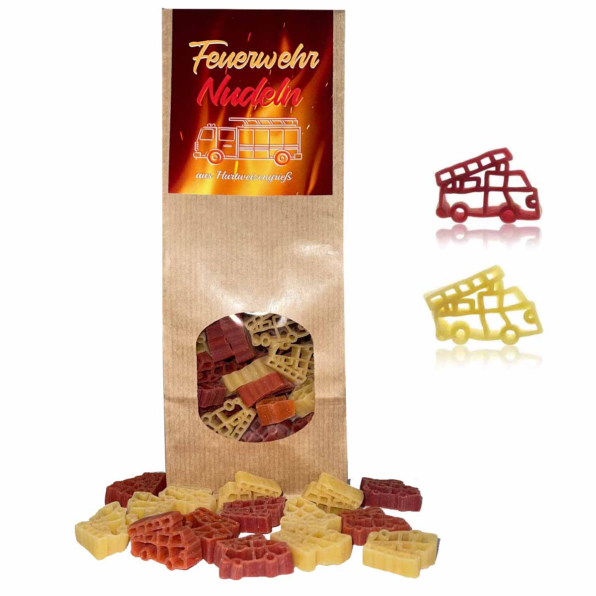 Feuerwehr-Nudeln aus Hartweizengrieß