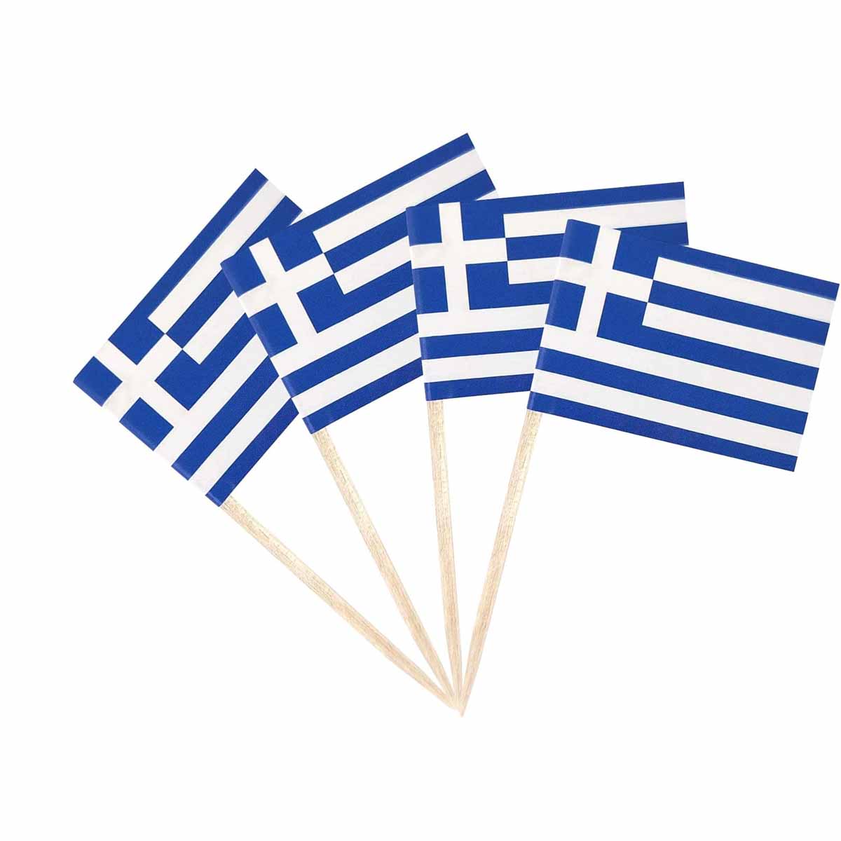 Flaggenpicker Griechenland 10 Stück