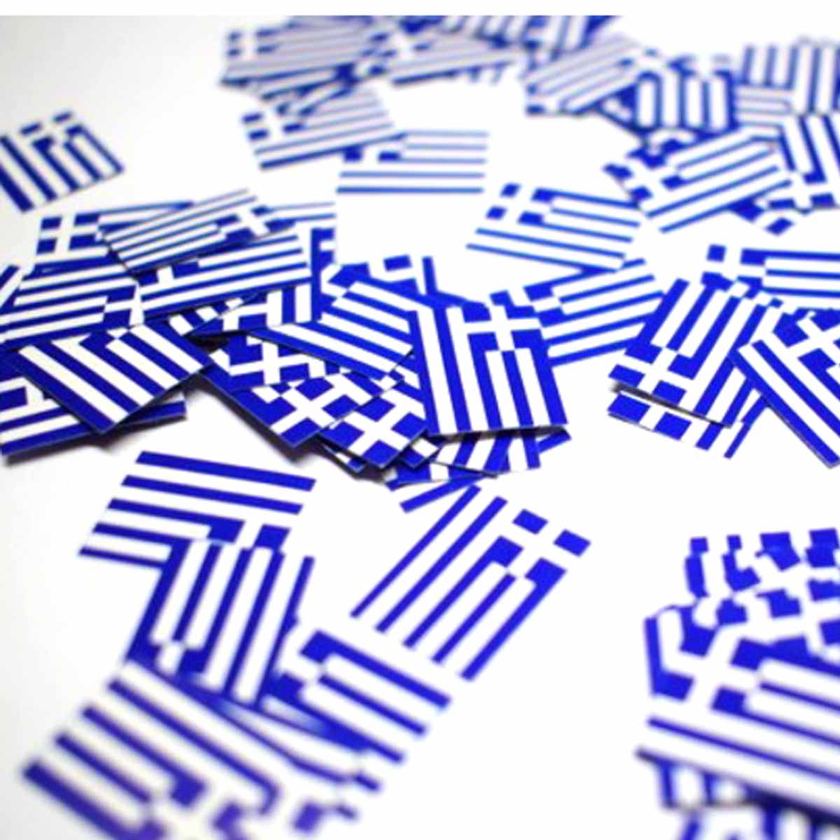 Dekoset Griechenland Servietten, Wimpelkette, Konfetti, Ballons