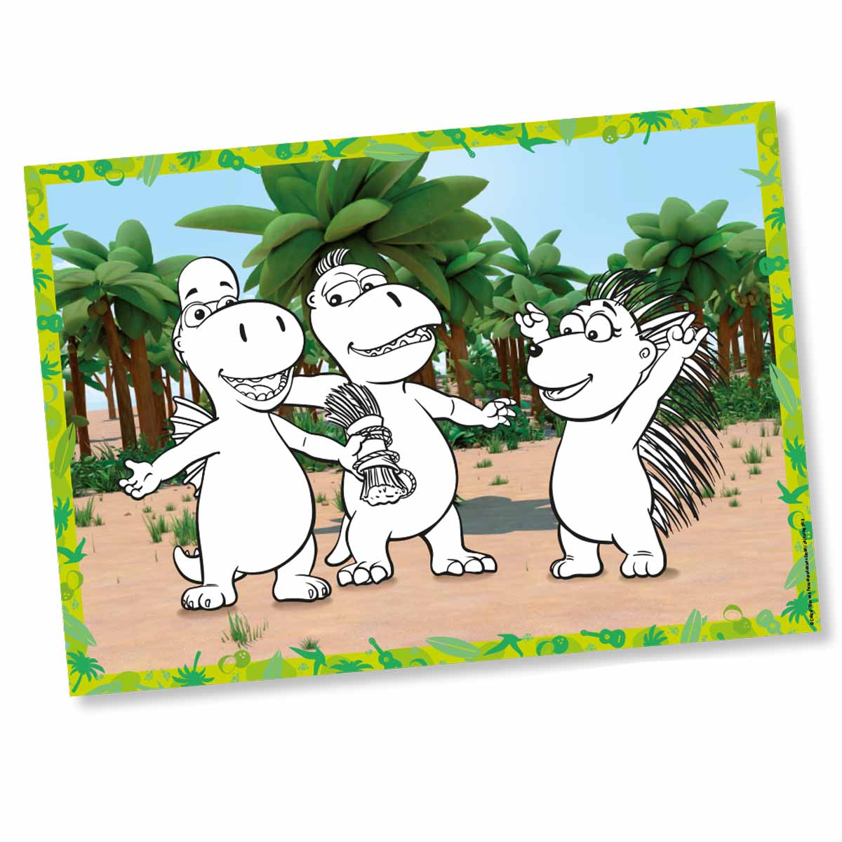 Drache Kokosnuss Platzset 8 Stück