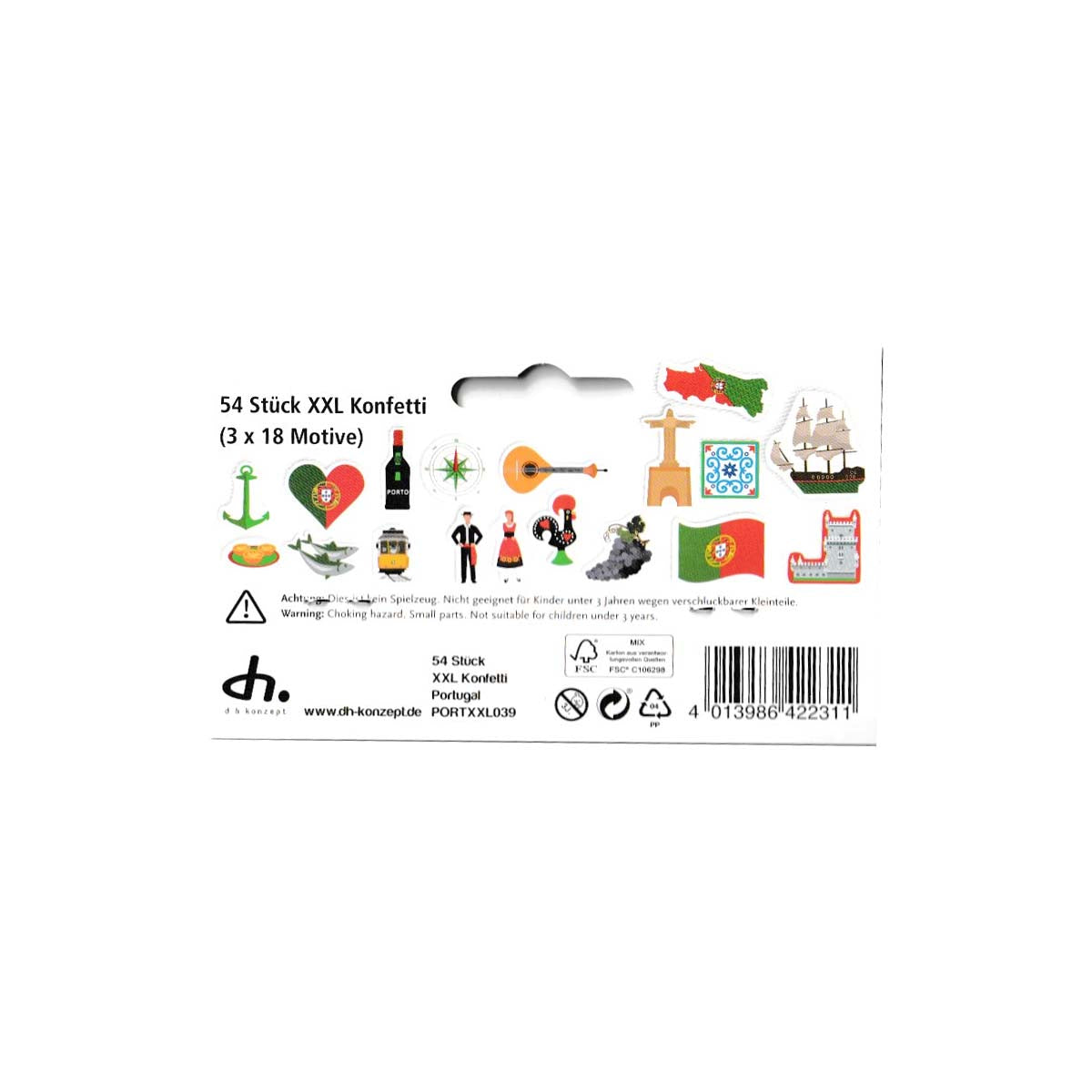 Portugal Konfetti XXL