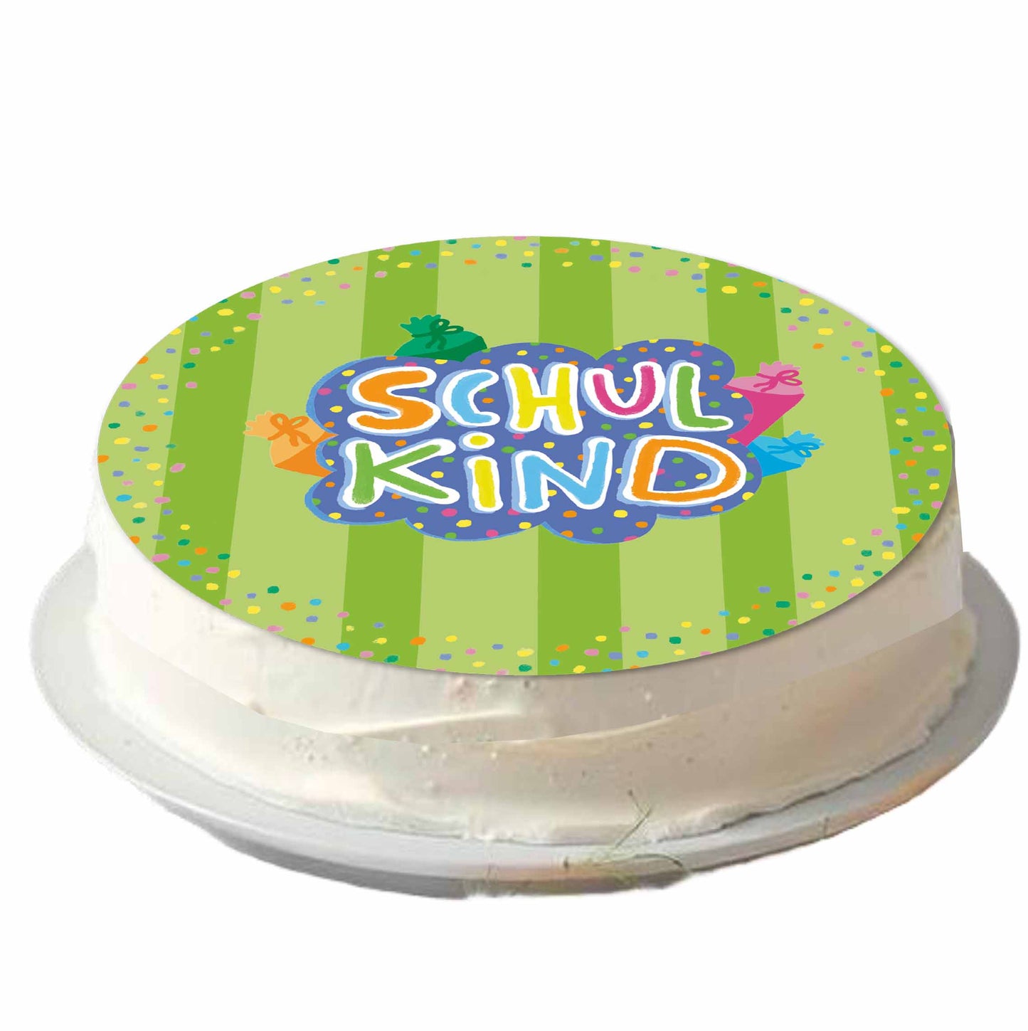 Essbarer Tortenaufleger Einschulung "Schulkind"