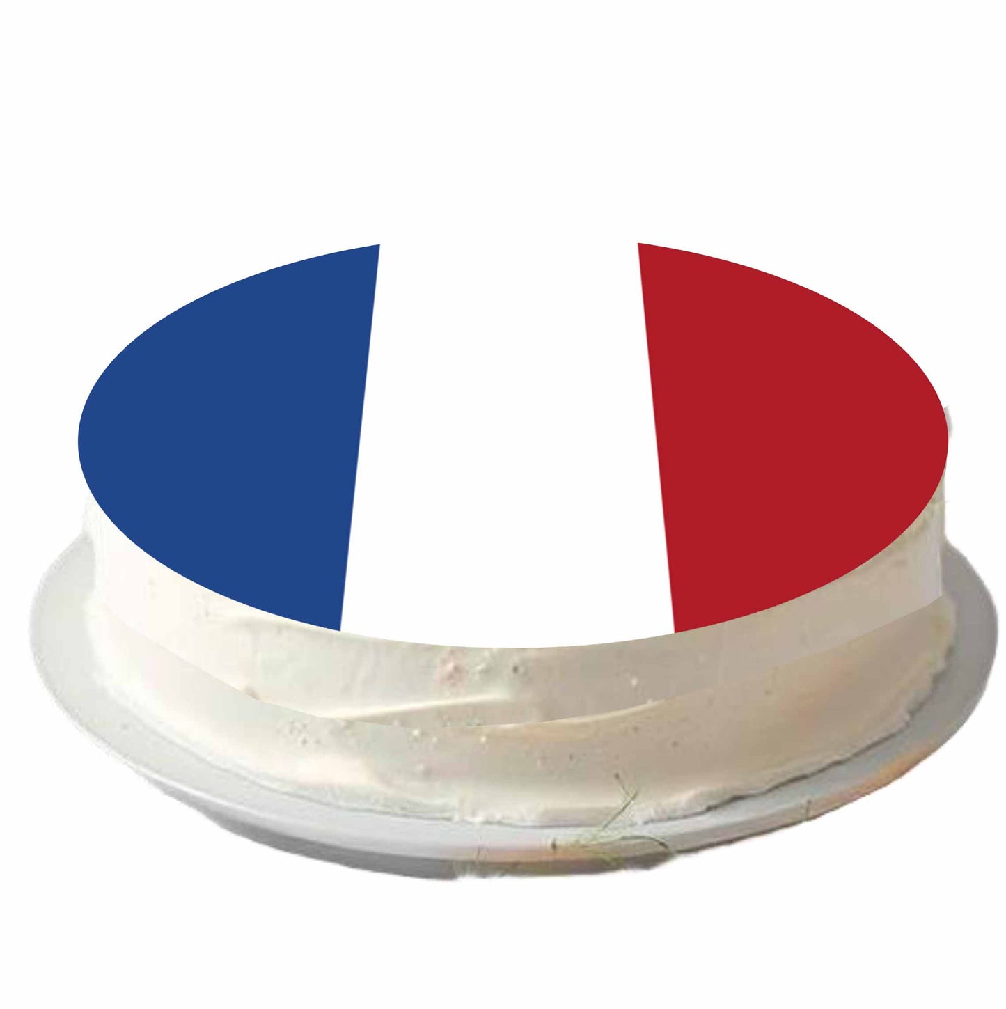 Essbarer Tortenaufleger Frankreich 20cm Durchmesser
