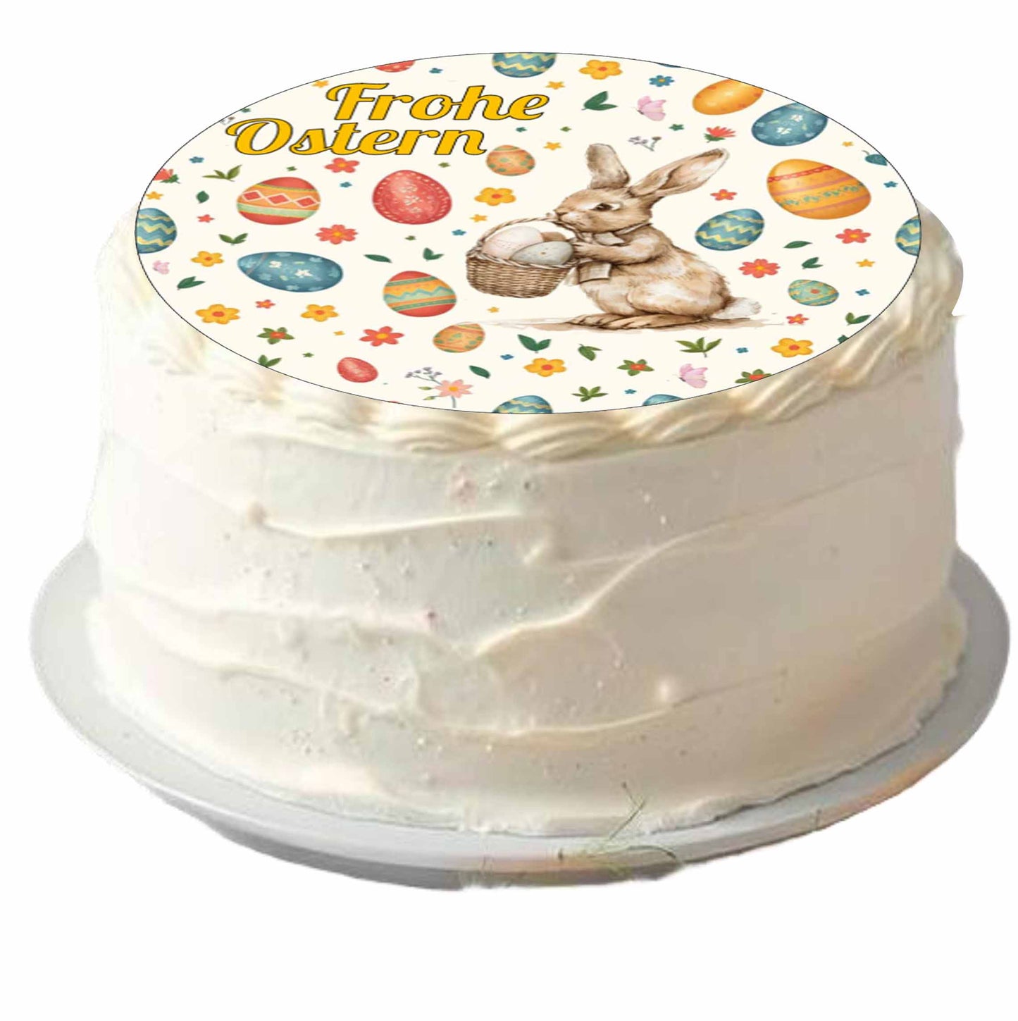 Essbarer Tortenaufleger "Ostern" Oblaten- oder Zuckerpapier