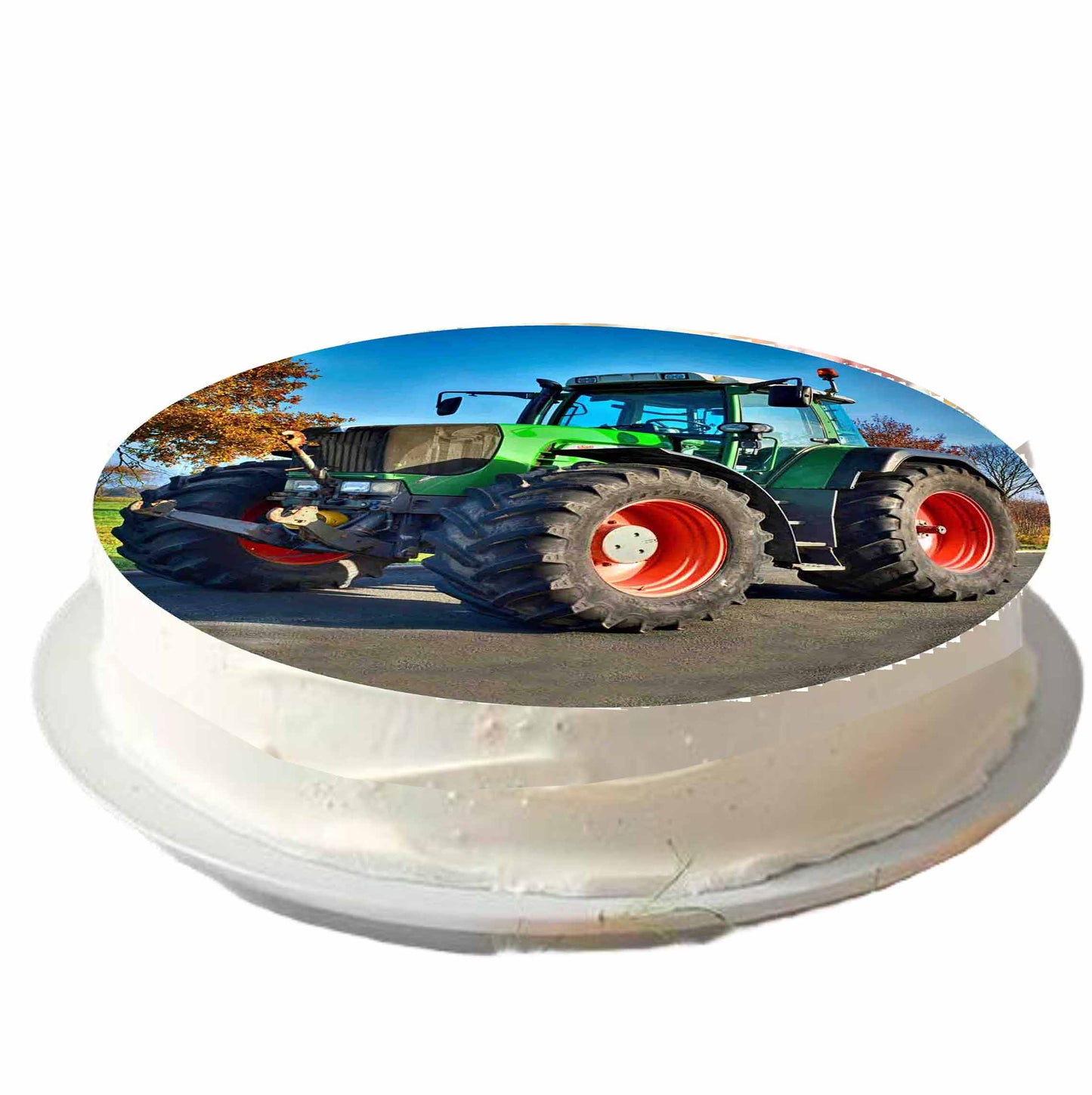 Essbarer Tortenaufleger Traktor Oblaten- oder Zuckerpapier