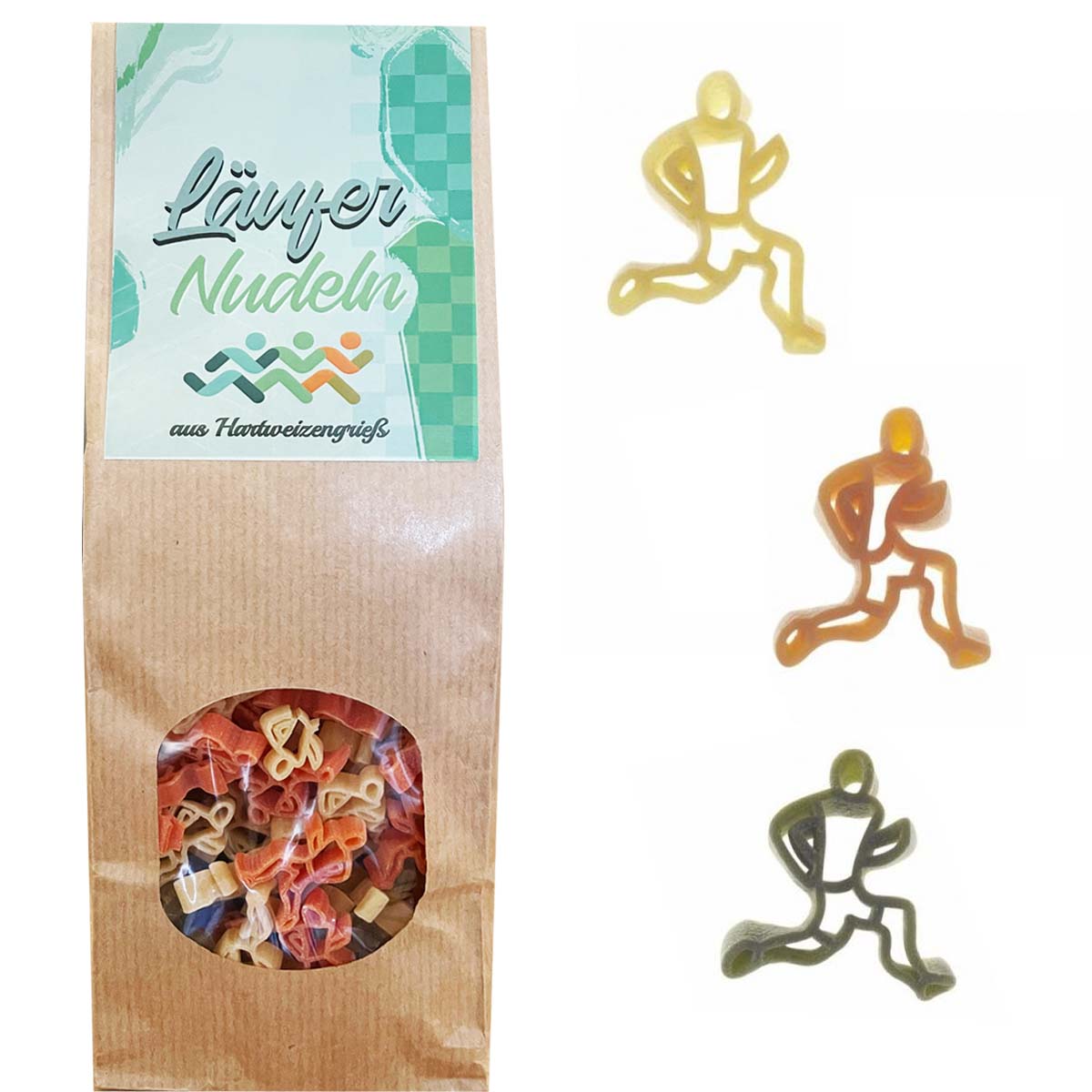 Läufer-Nudeln 225 g – Kreative Nudeln als Läufer, ideal als Geschenk