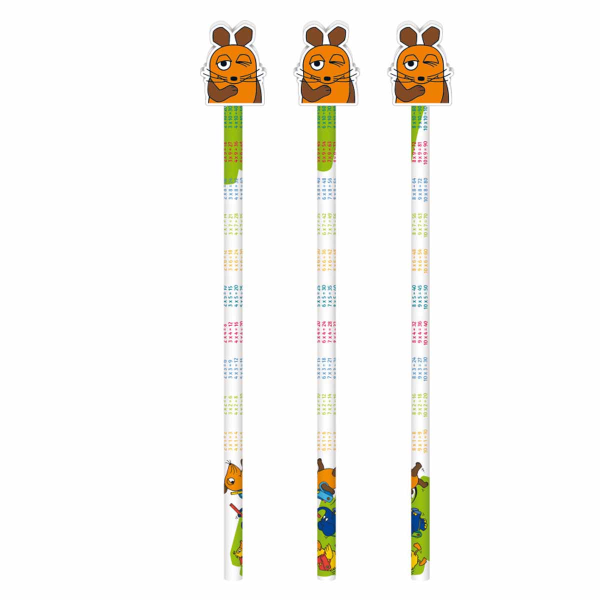 Bleistift mit Radiergummi Maus / Elefant