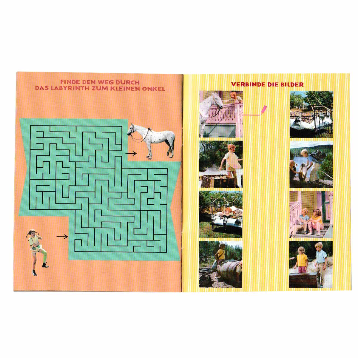 Pippi Langstrumpf Rätselheft