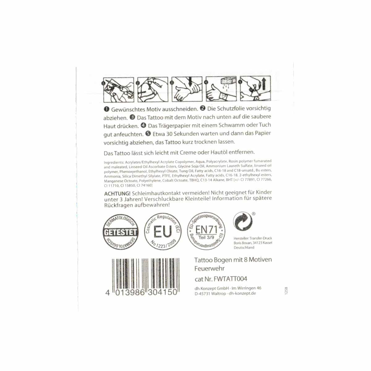 Isis Feuerwehr Tattoos