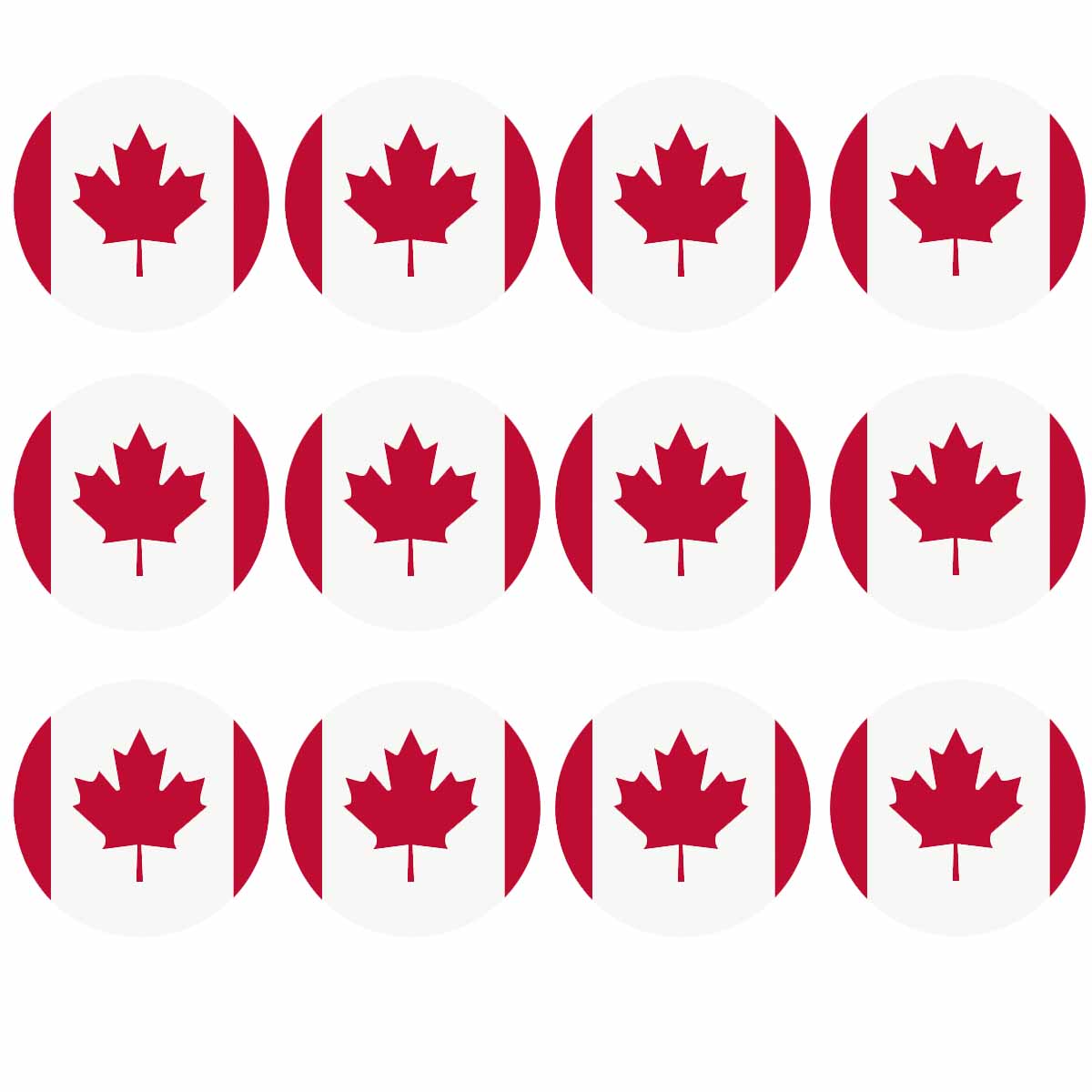 Essbare Muffinaufleger Kanada 12 Stück