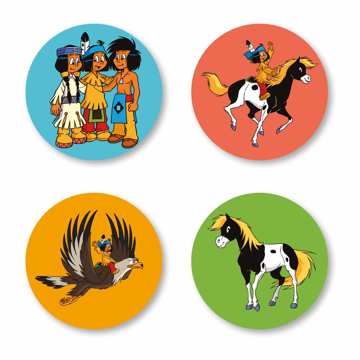 Essbare Muffinaufleger Yakari 12 Stück