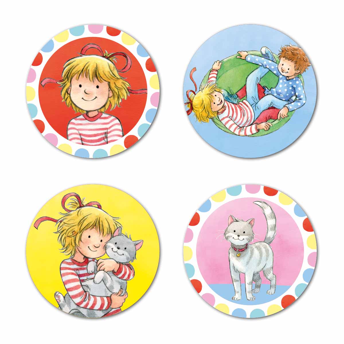 Essbare Muffinaufleger "Meine Freundin Conni" 12 Stück