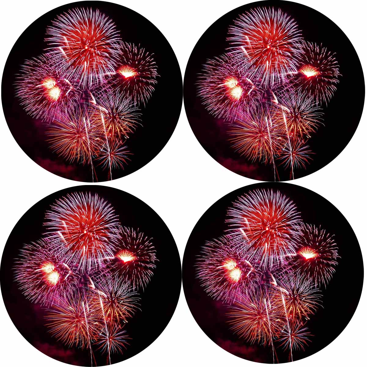 Essbare Muffinaufleger Sylvester Feuerwerk 12 Stück