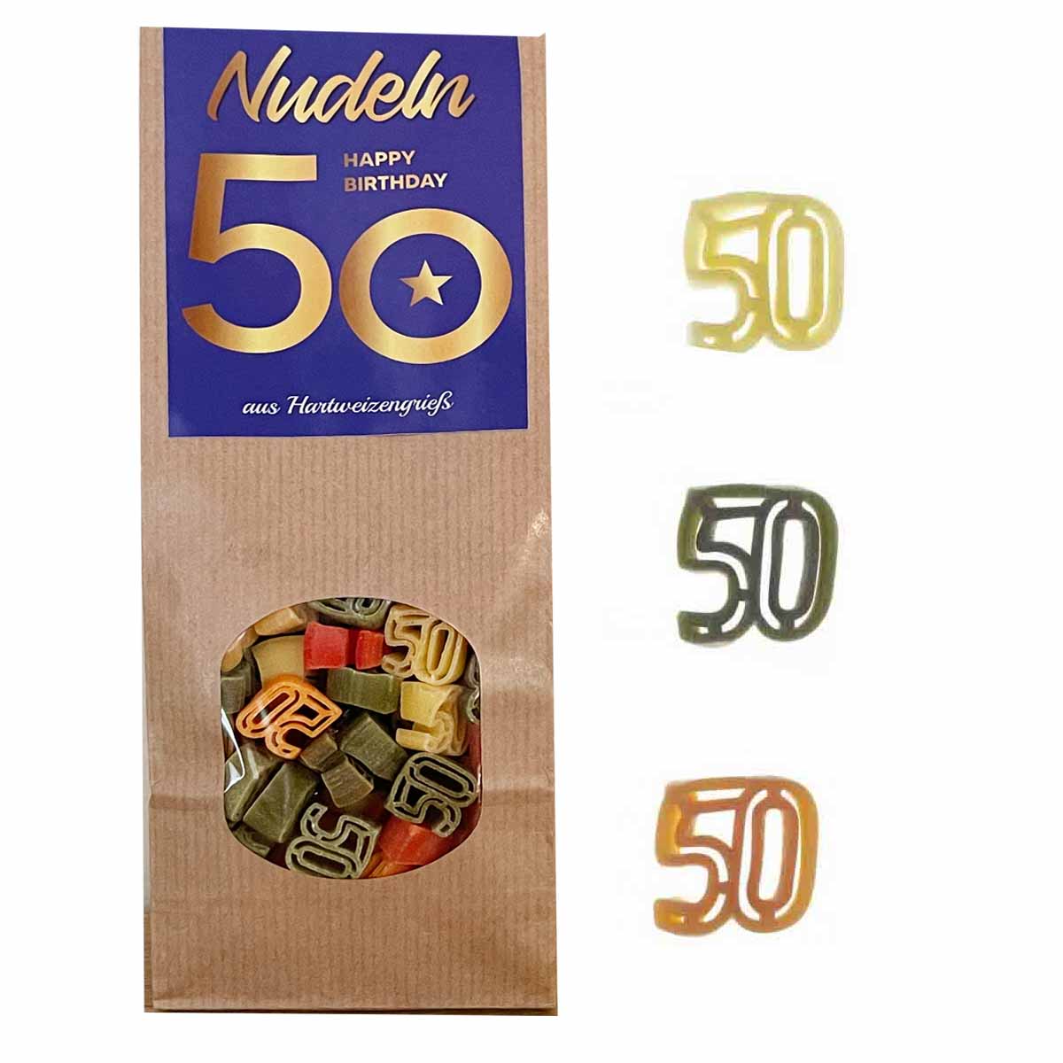 50. Geburtstag-Nudeln