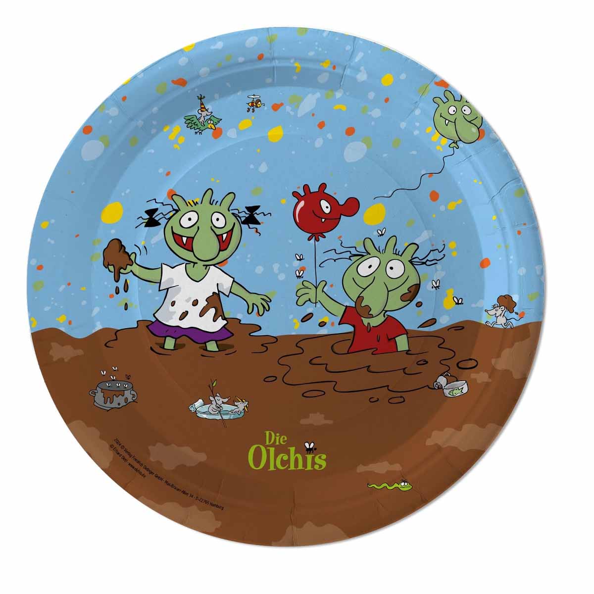 Olchis-Teller 8 Stück