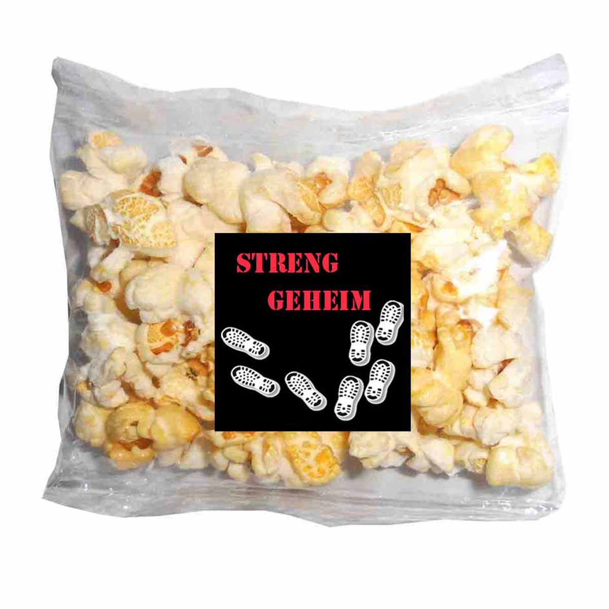 Popcorn Tütchen 10 Stück mit Detektiv Stickern