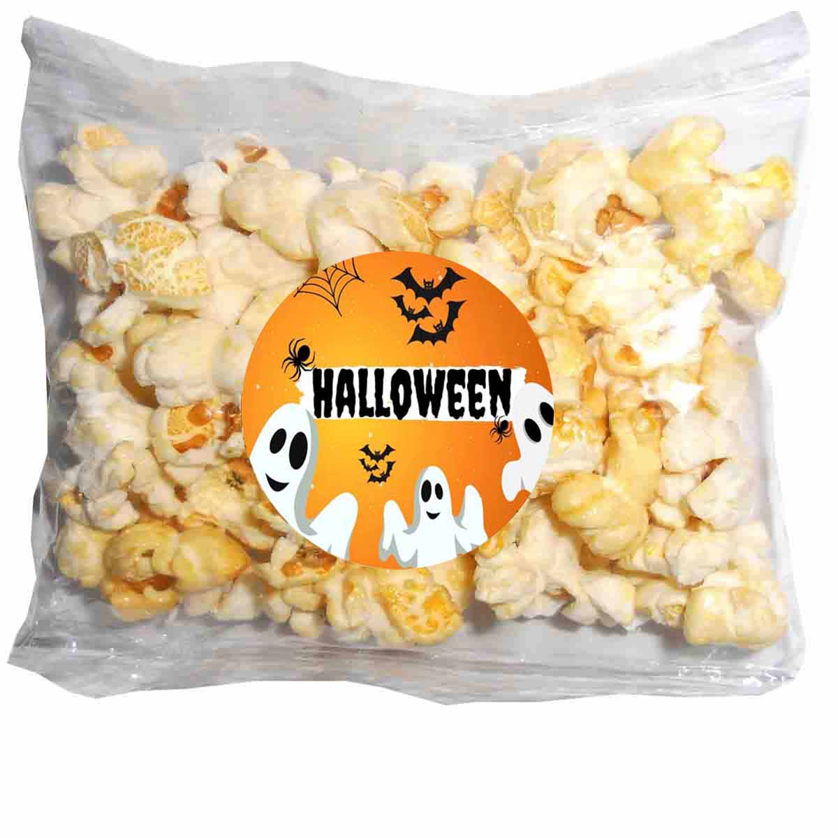 Popcorn Tütchen 10 Stück und 10 Halloween Sticker