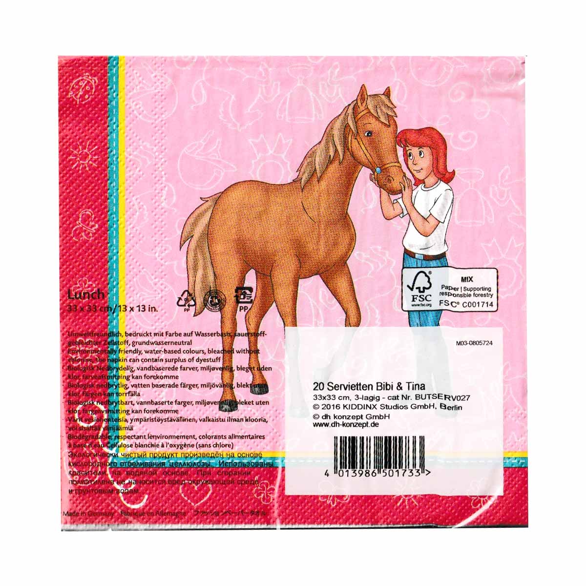 Bibi und Tina Servietten 20 Stück