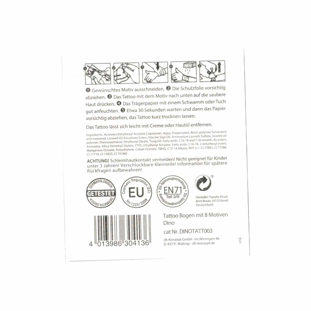 Isis Dinosaurier Tattoos