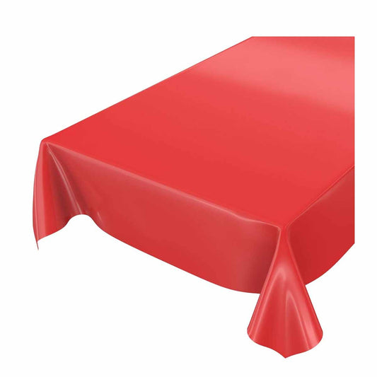 Rote-Tischdecke abwaschbar