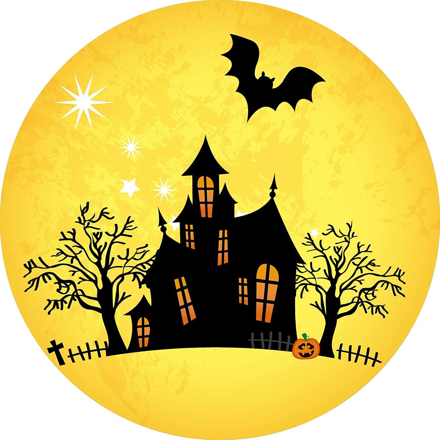 Essbarer Tortenaufleger *GRUSELHAUS* Oblaten- oder Zuckerpapier