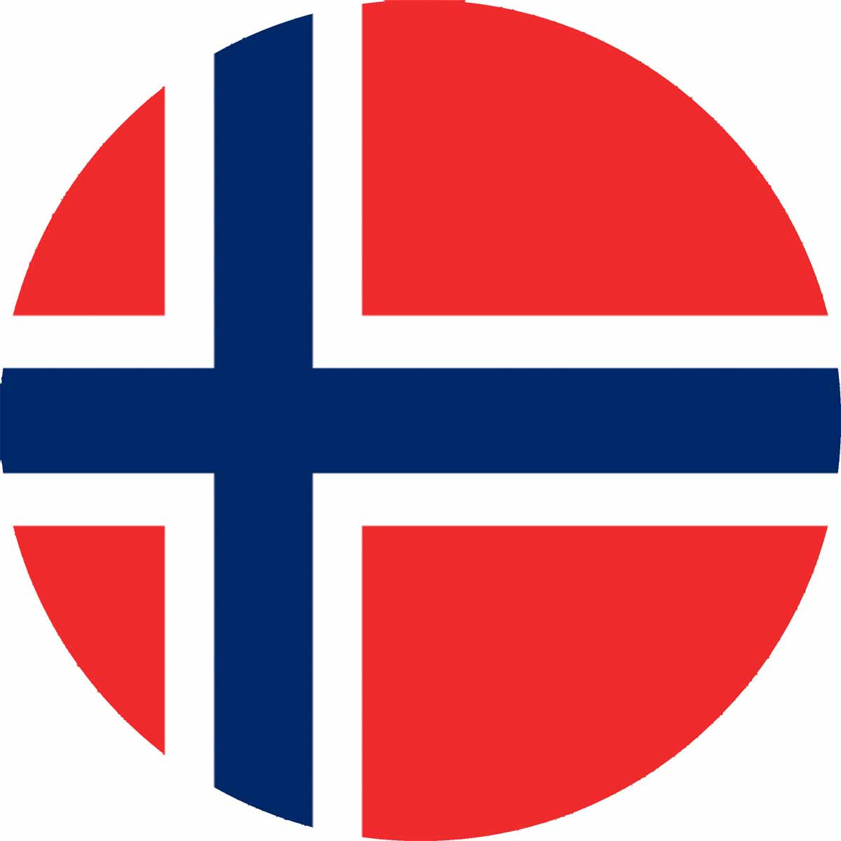 Essbarer Tortenaufleger Norwegen 20cm Durchmesser