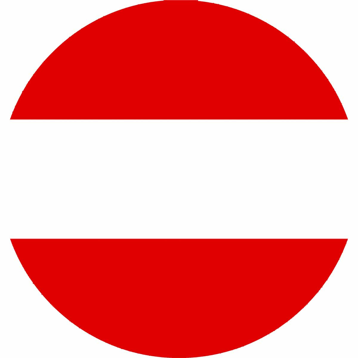 Essbarer Tortenaufleger Österreich 20cm Durchmesser