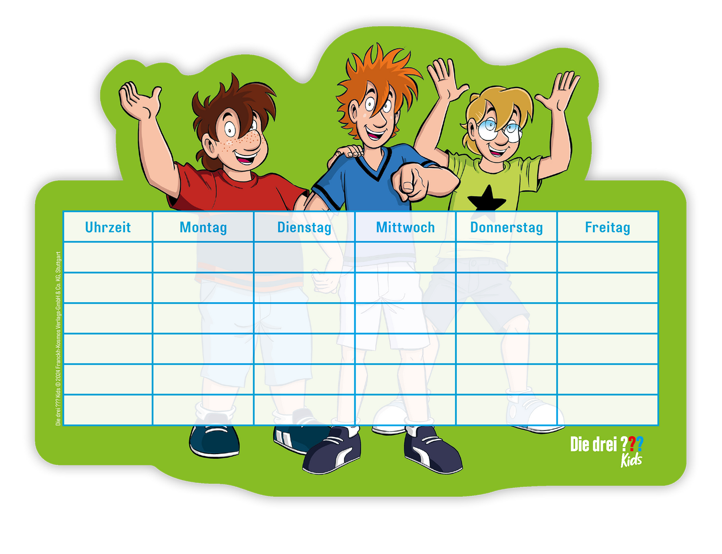 8-tlg. Schul-Set DREI FRAGEZEICHEN für Schule und Schulanfang