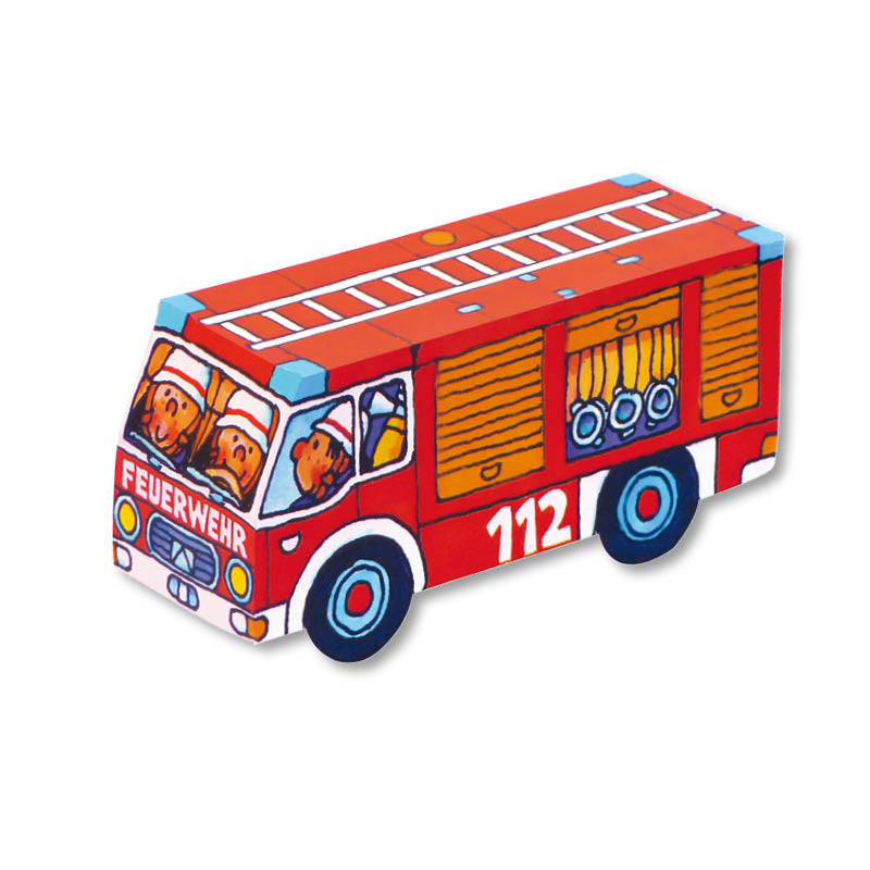 Feuerwehrautos basteln 8Stk.