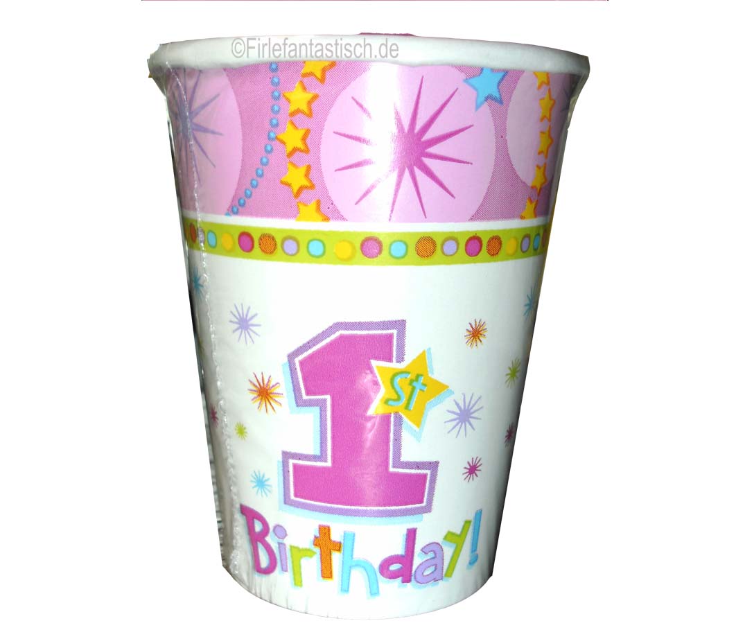 Mädchen-Becher 1.Geburts.