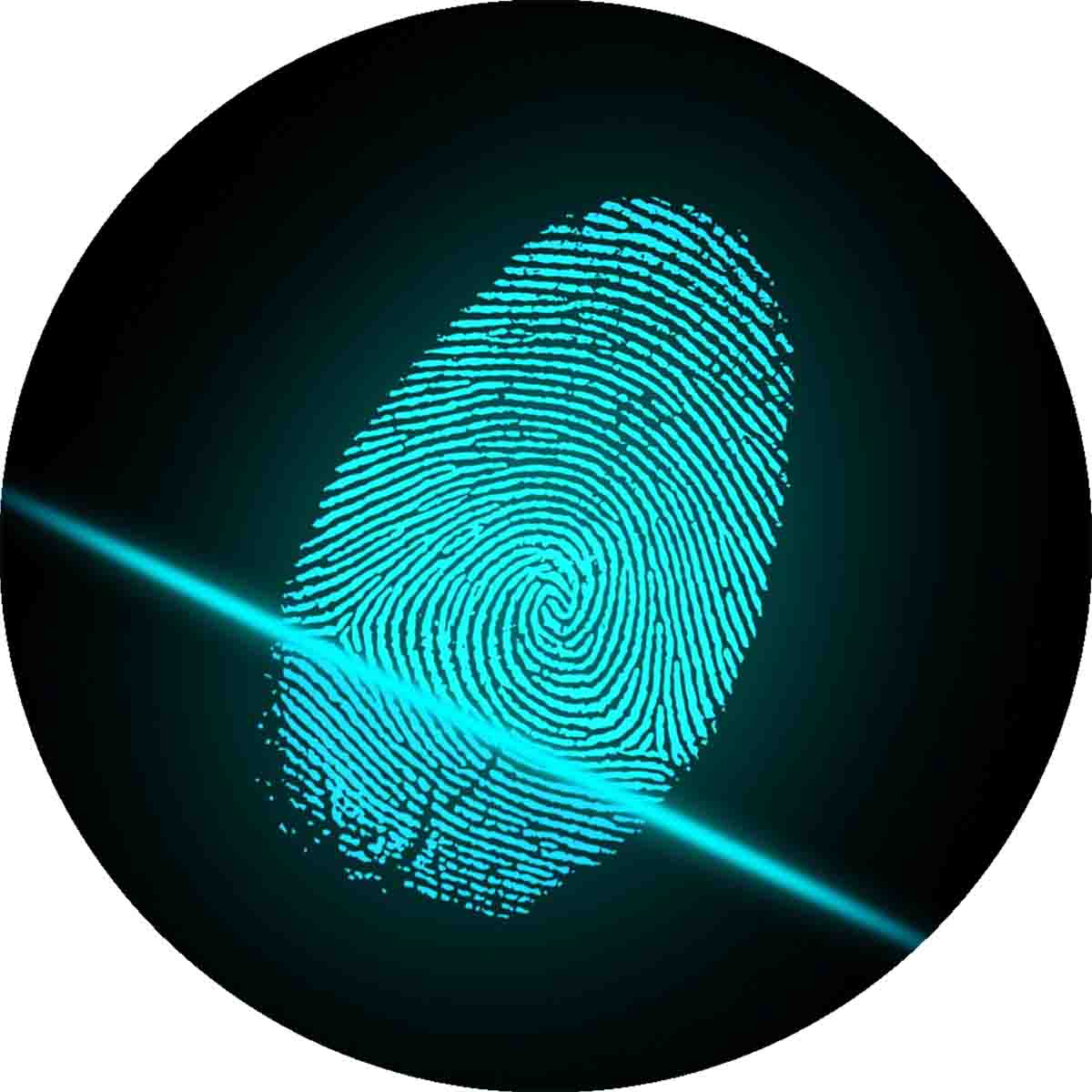 Essbarer Tortenaufleger Fingerabdruck Oblaten- oder Zuckerpapier