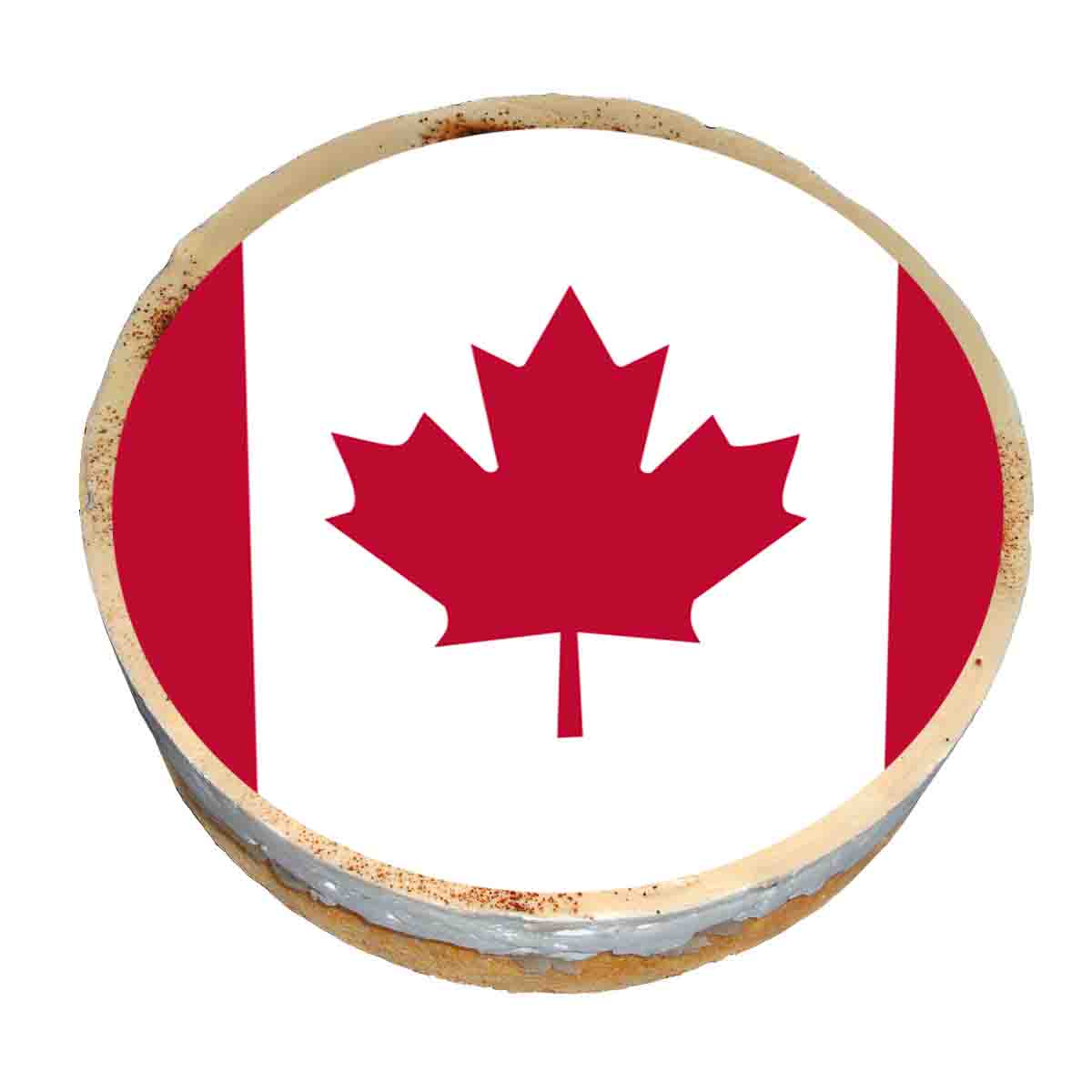 Essbarer Tortenaufleger Kanada 20cm Durchmesser