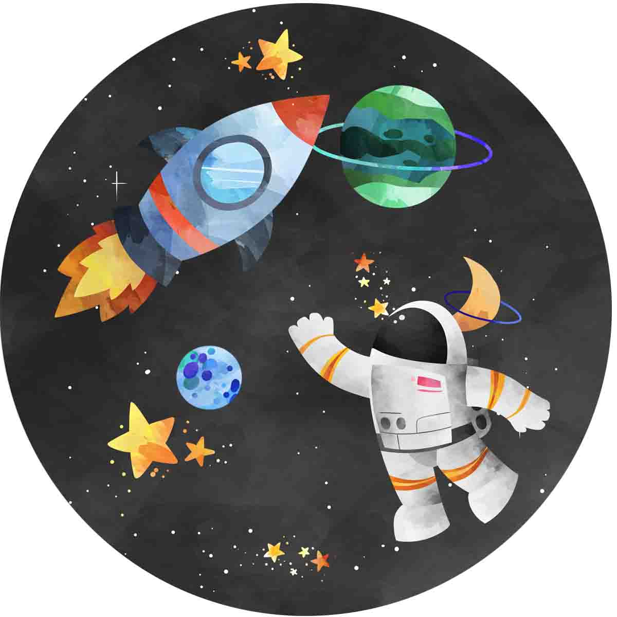 Essbarer Tortenaufleger Astronaut