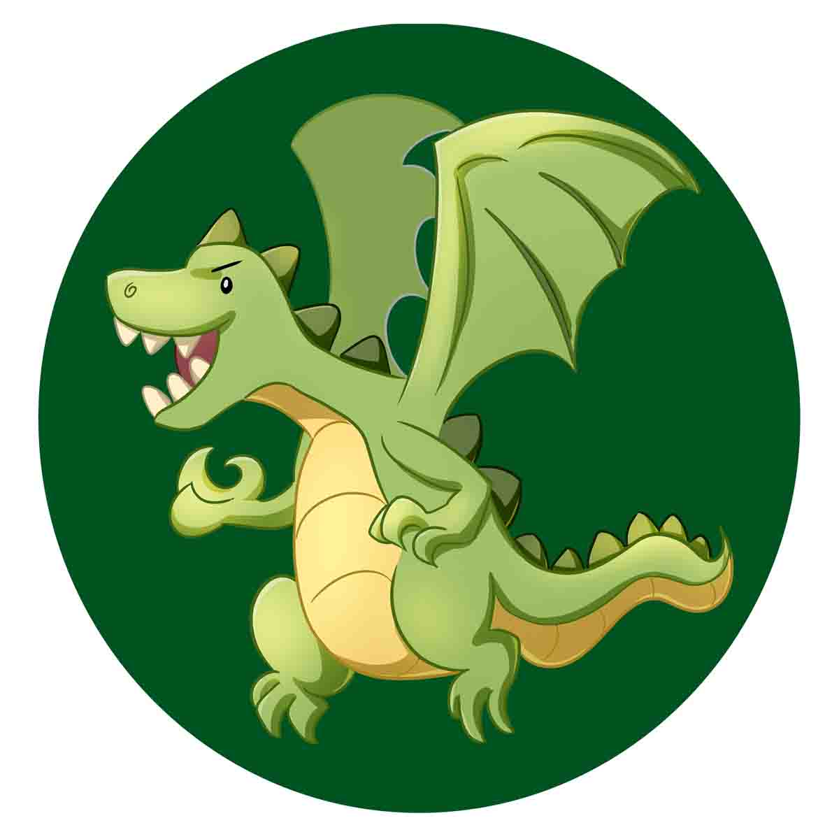 Essbarer Tortenaufleger Drache