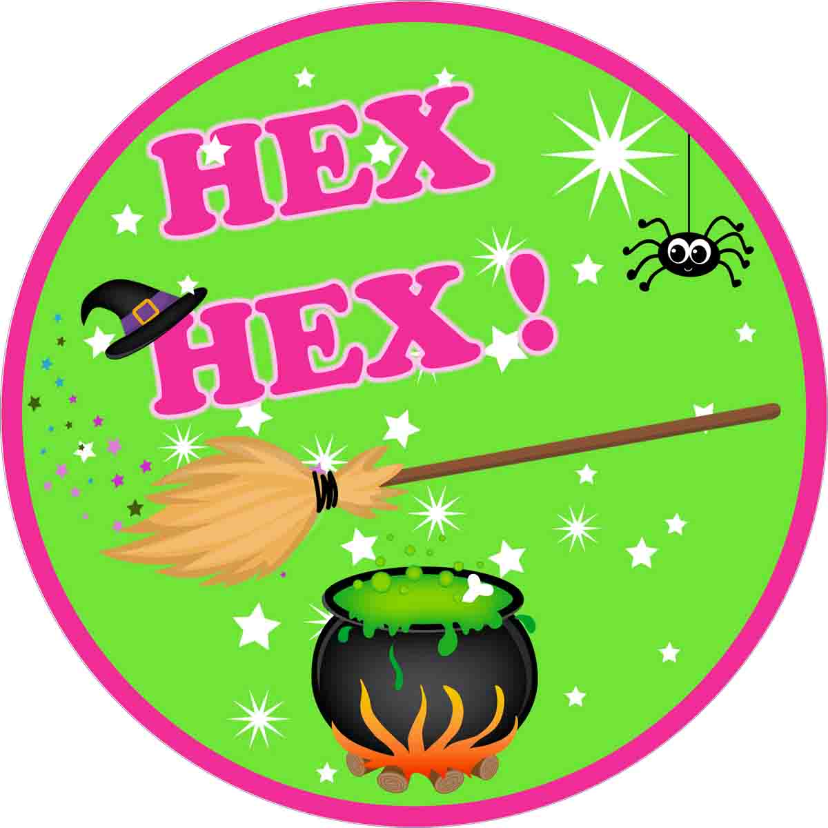 Essbarer Tortenaufleger Hexenkessel