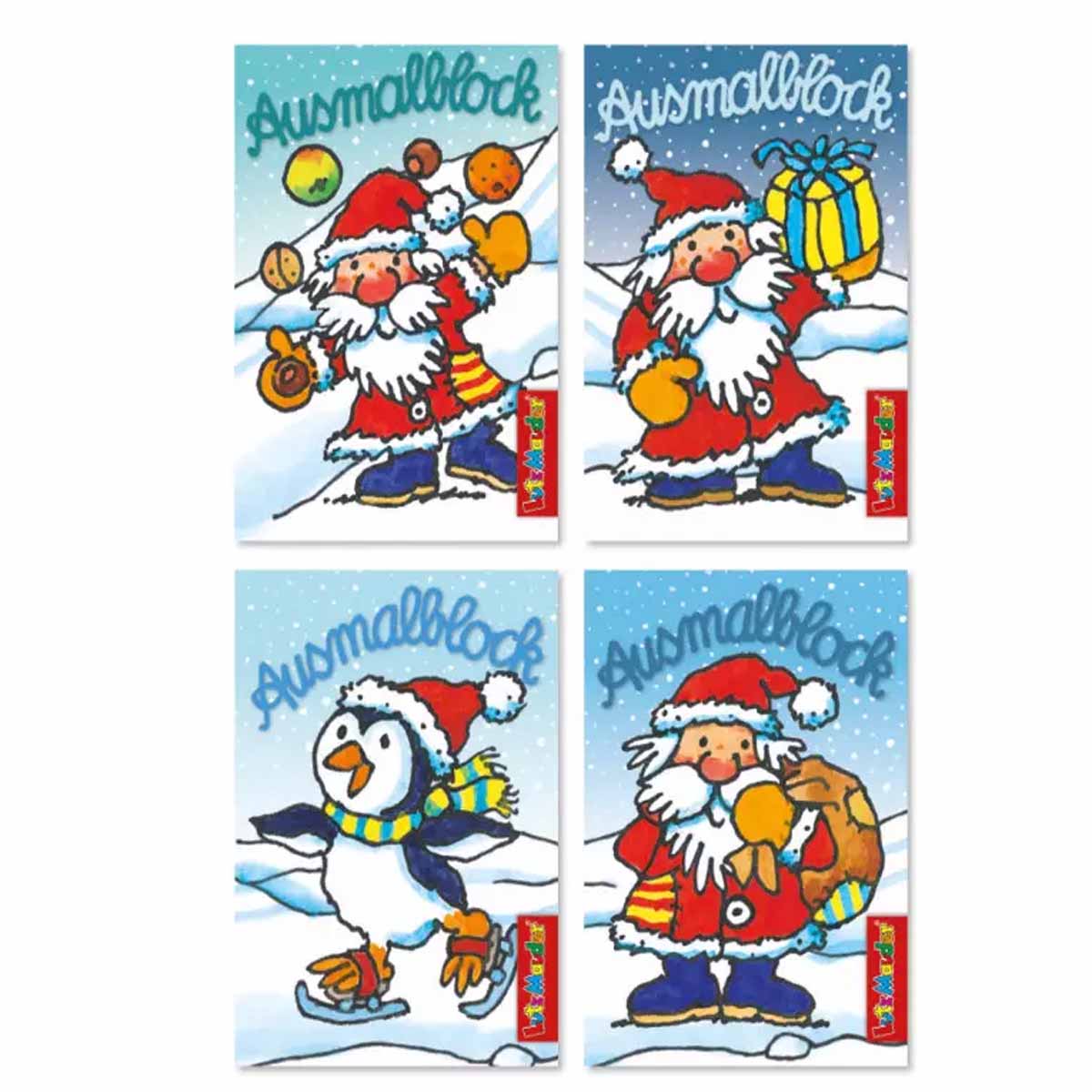 Ausmalblock Weihnachten 1 Stück