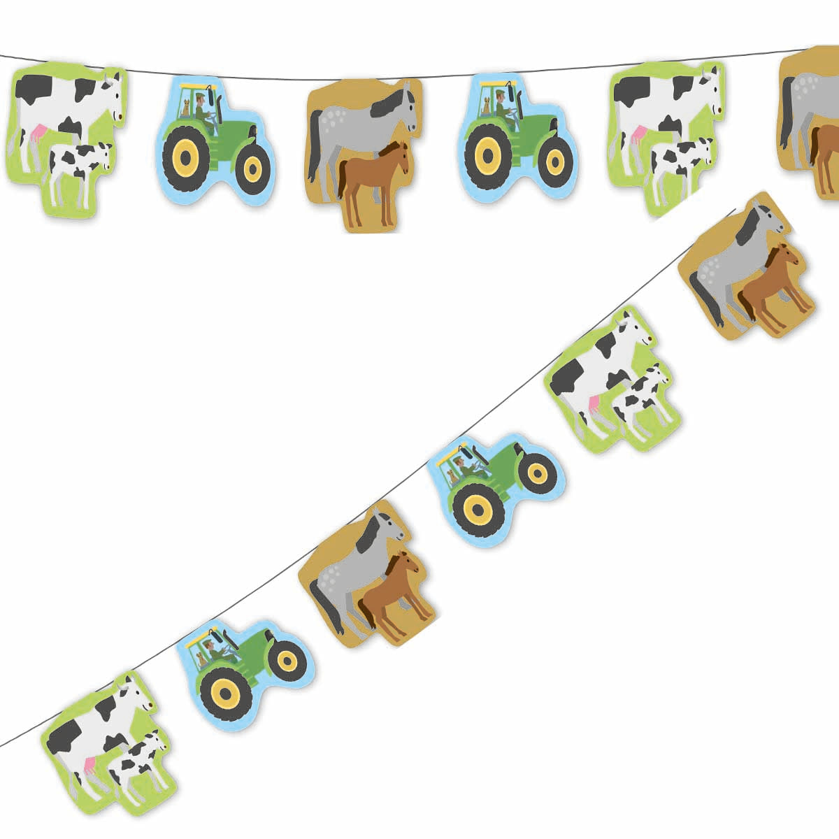 Bauernhof-Girlande 3,5 m