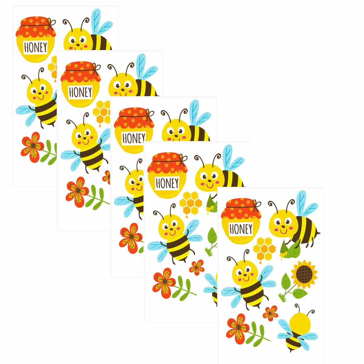 Tattoos Freche Bienen 5 Blatt