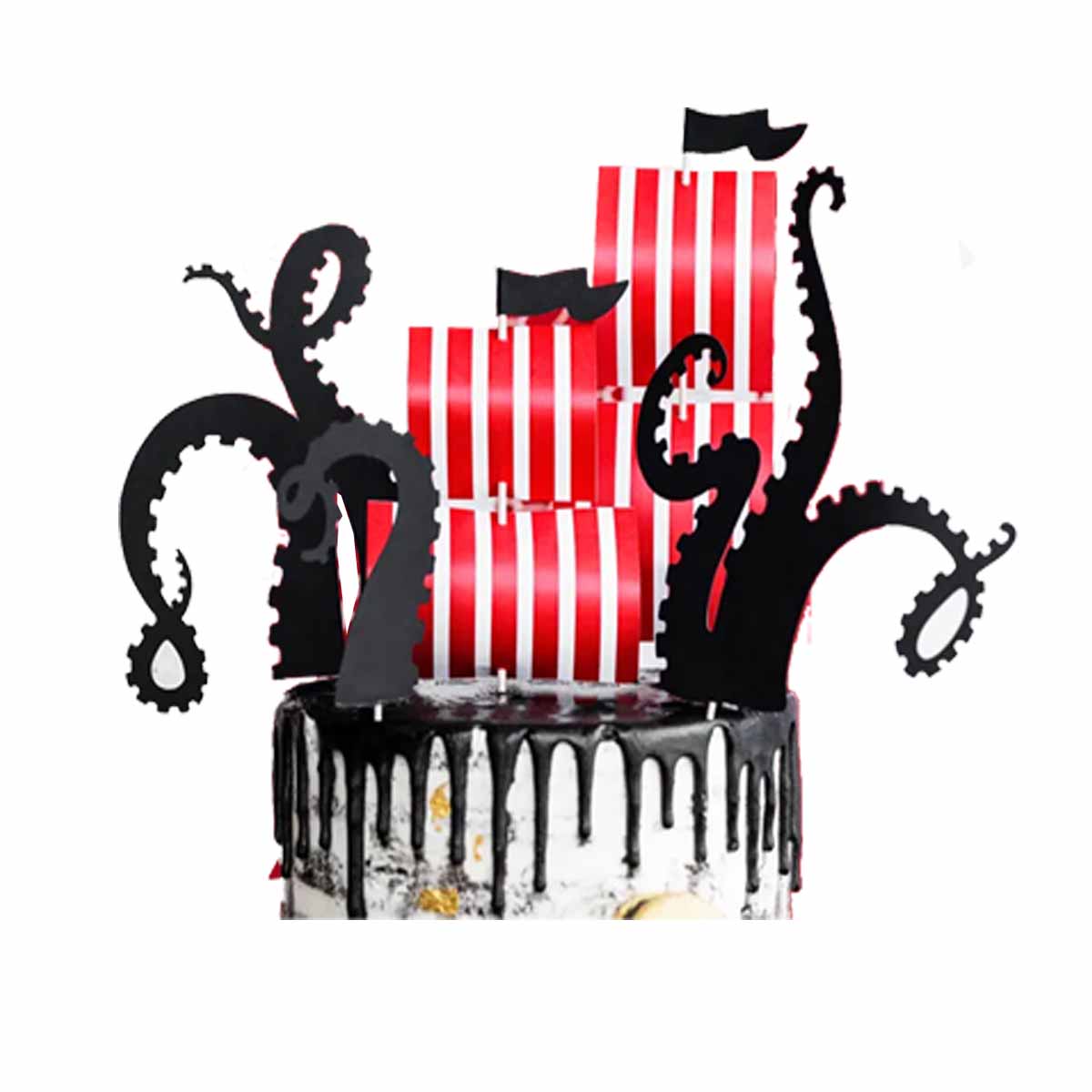 Kuchendekoration Piraten 5tlg.