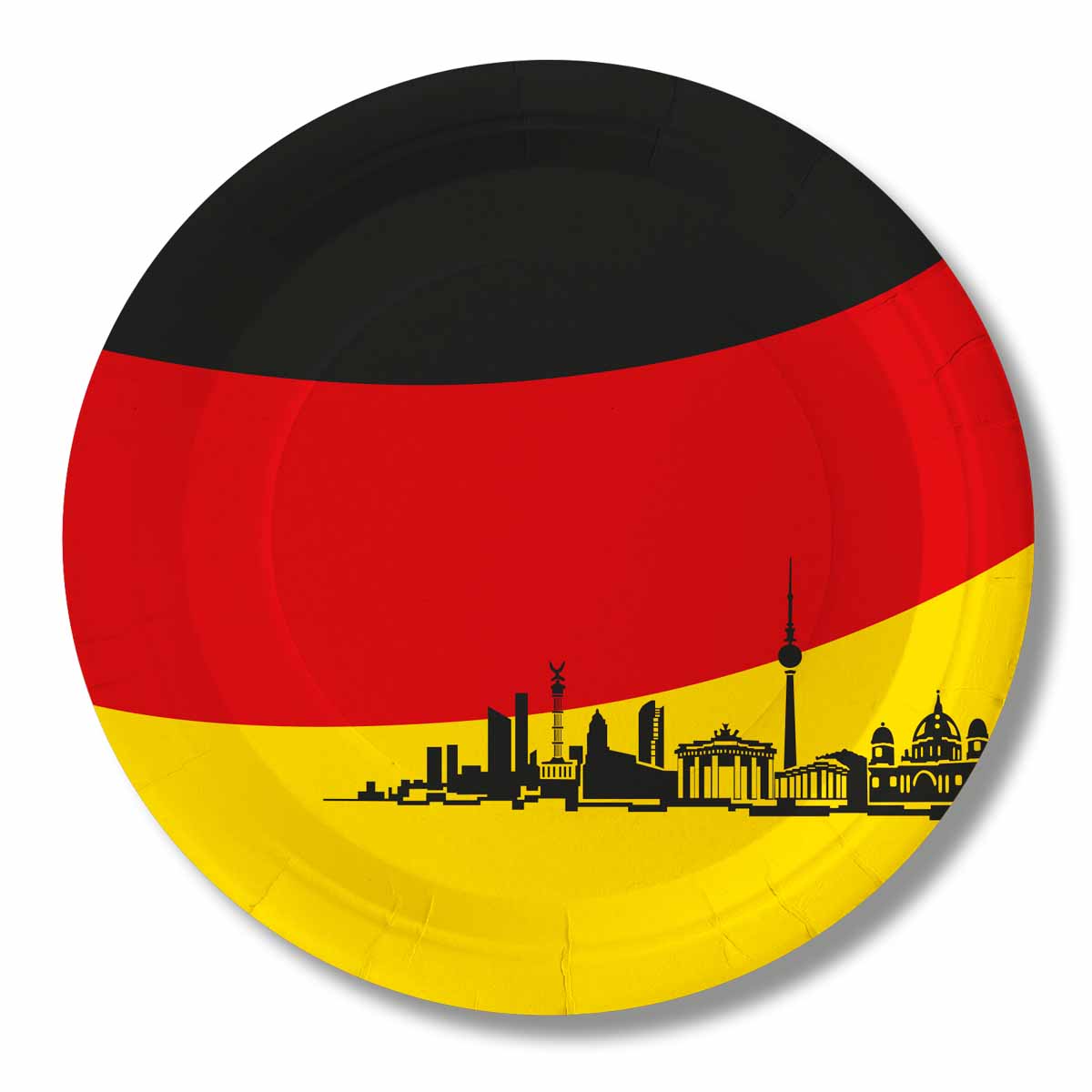 Deutschland-Teller 10St.