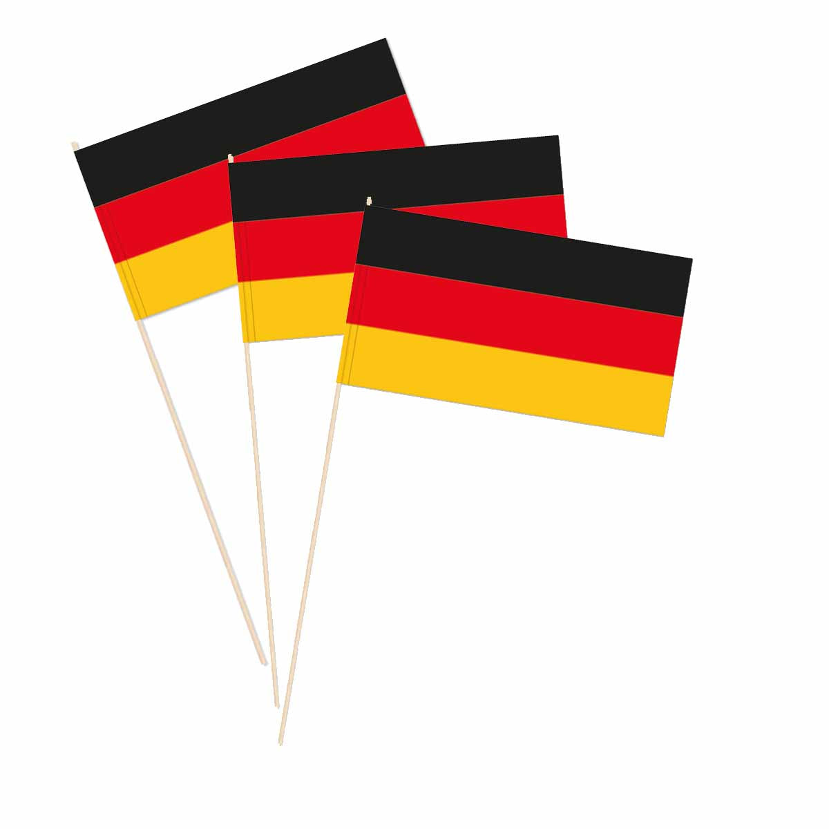 Papierflaggen Deutschland 10 Stück