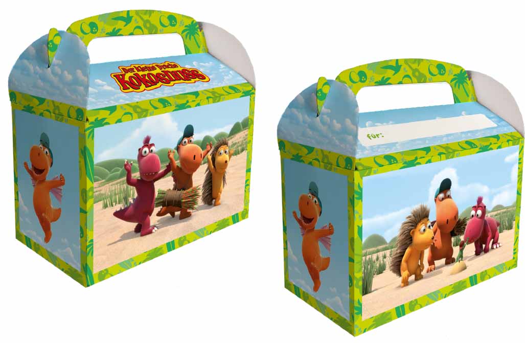 Drache Kokosnuss Geschenkboxen 8 Stück
