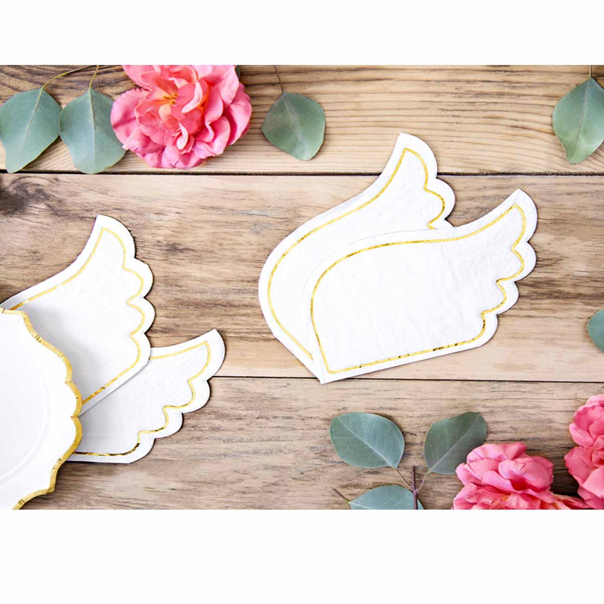 Weihnachts-Servietten Engelsflügel