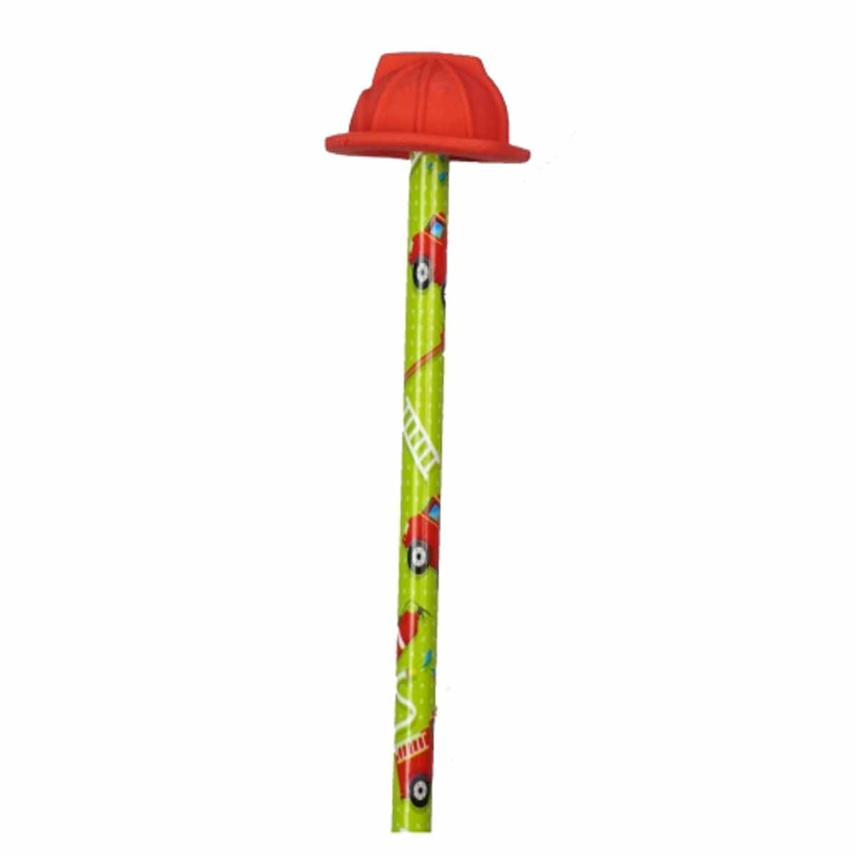 Bleistift Feuerwehr mit Radiergummi Feuerwehrhelm 1 Stück