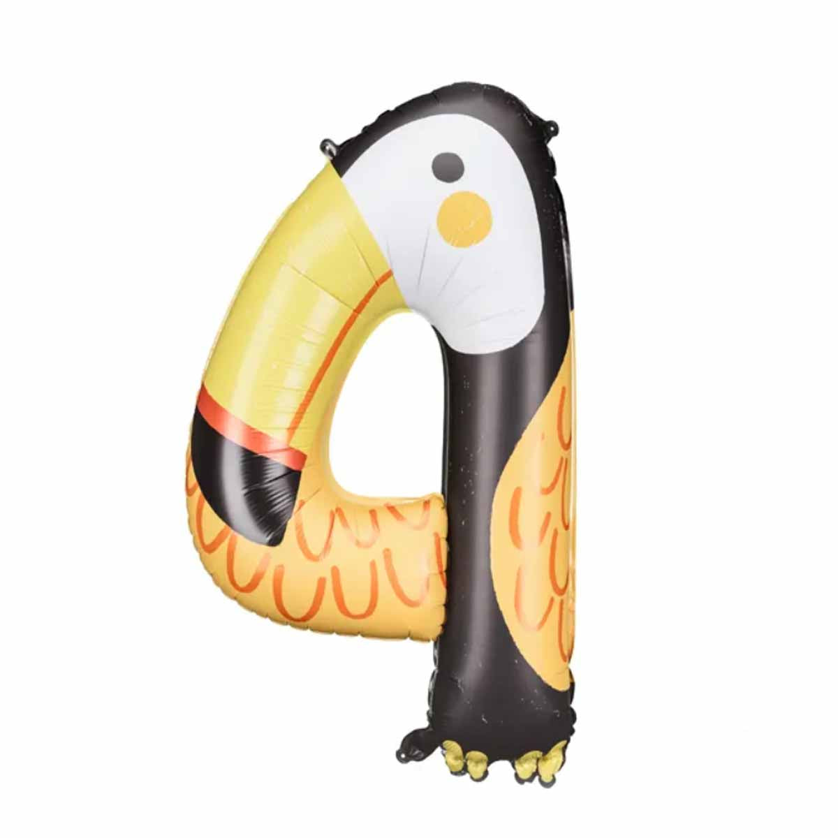 Folienballon 4 Tukan 98 cm