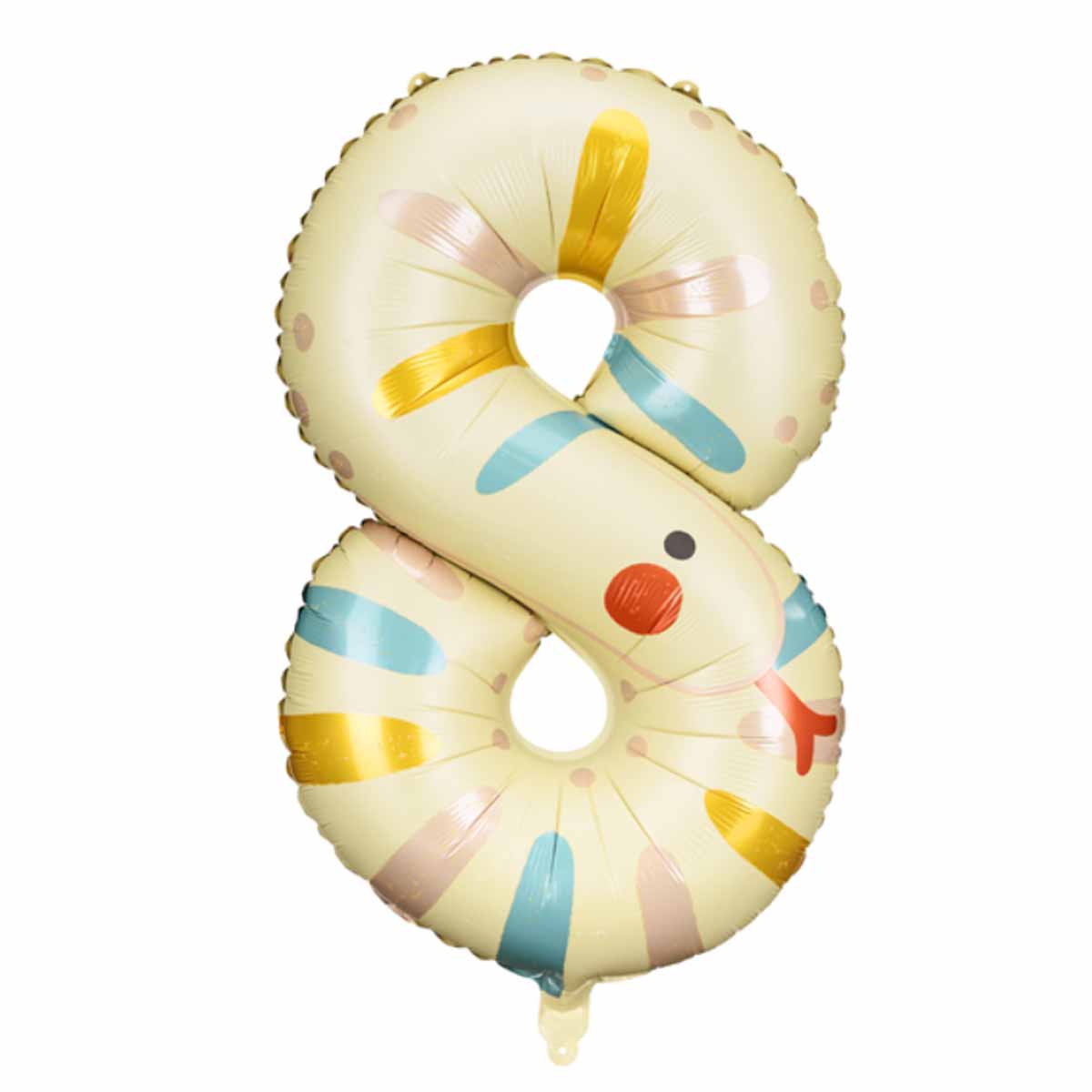 Folienballon 8 Schlange 88 cm