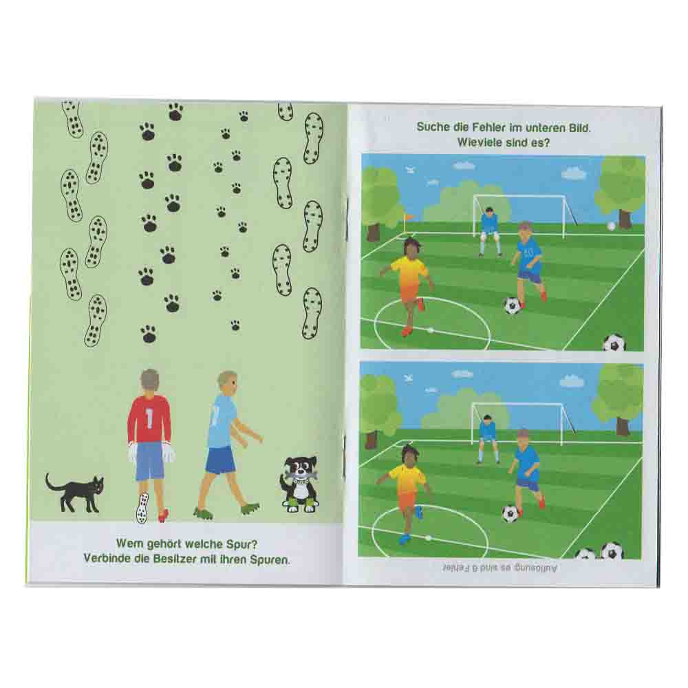 Fußball Rätselheft