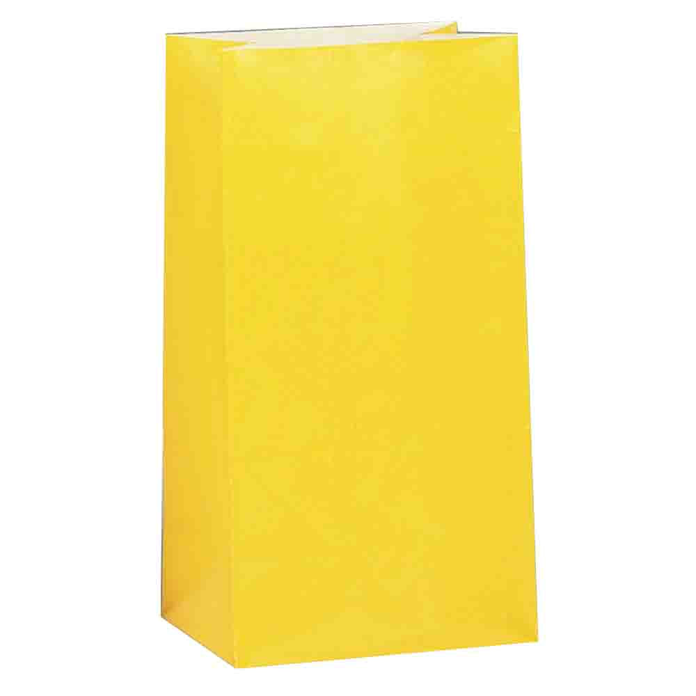 Geschenktüten Gelb 12St.